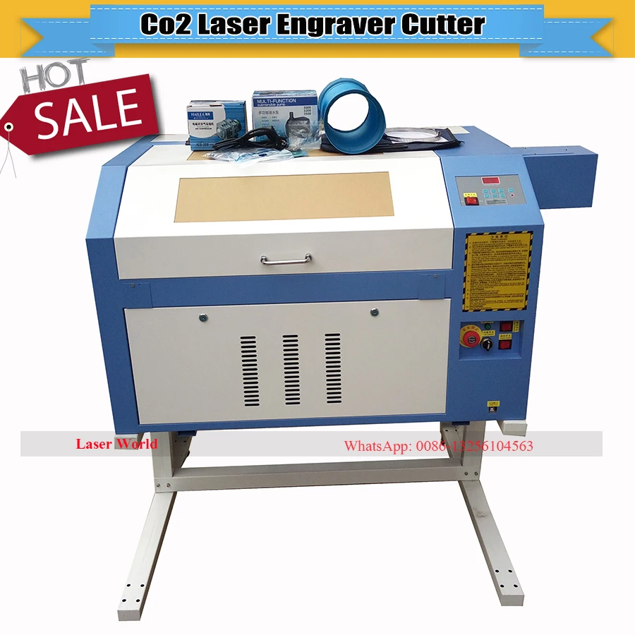 

High Quality CO2 Laser Engraving And Cutting Machine 80W TS4060 with 400*600mm working size mini laser engraver