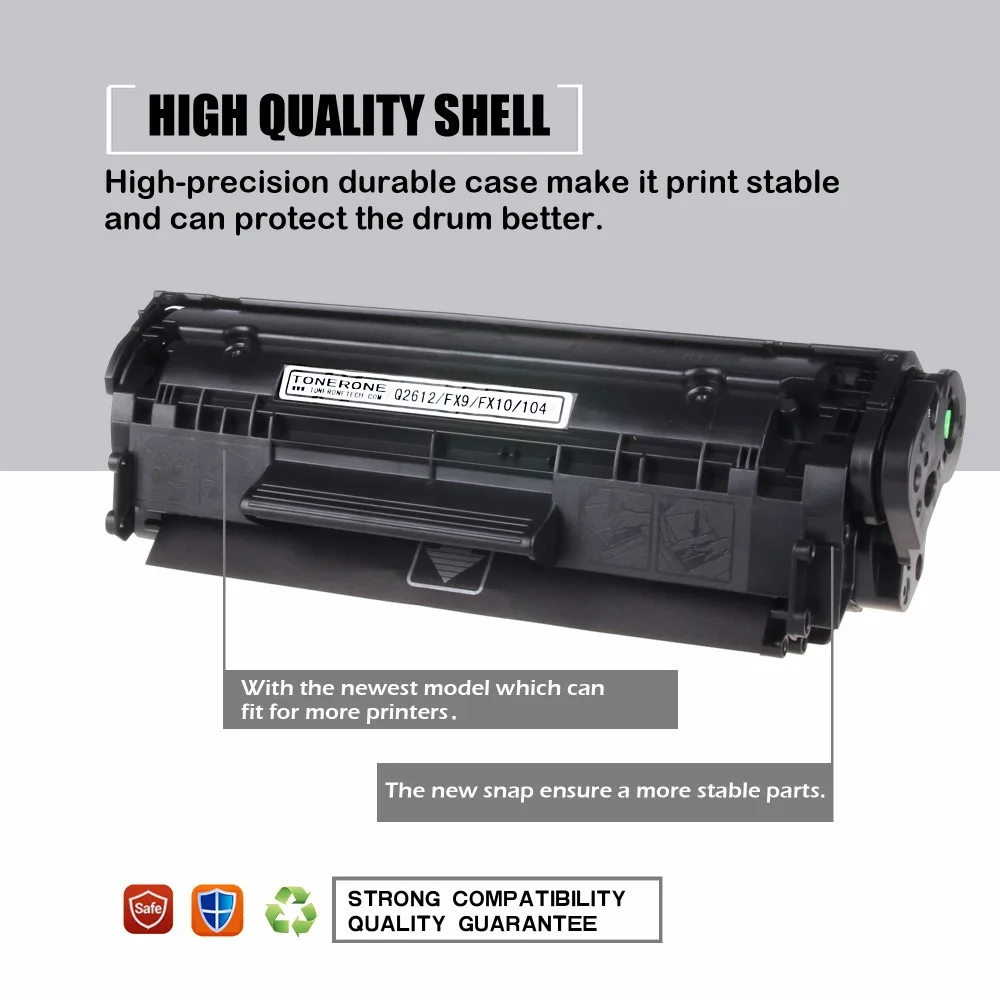 Картридж тонера для принтеров CANON LBP2900 LBP3000 черный совместимый с картами CART / CRG 103