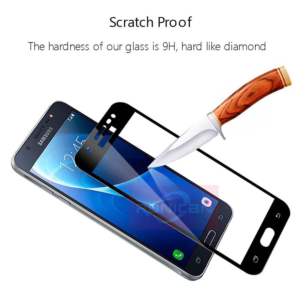 9H 3D полноэкранное закаленное стекло для Samsung Galaxy A3 A5 A7 J3 J5 J7 2016 2017 J330 J530 J730 защитная