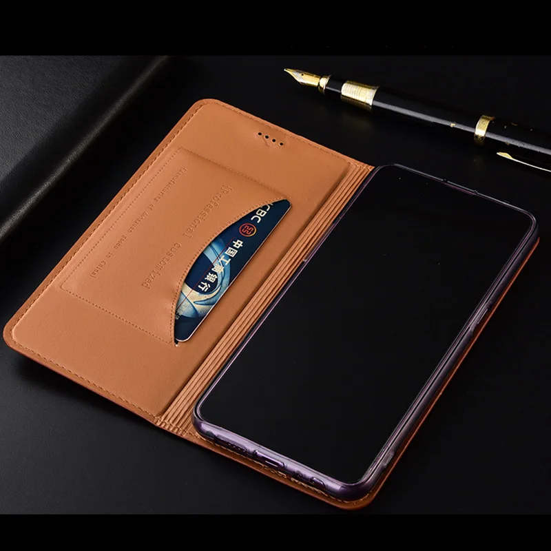 Чехол для Moto G6 мягкий силиконовый чехол книжка из натуральной кожи Motorola