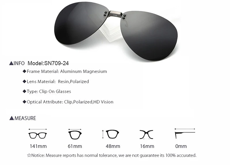 clip on driving sunglasses