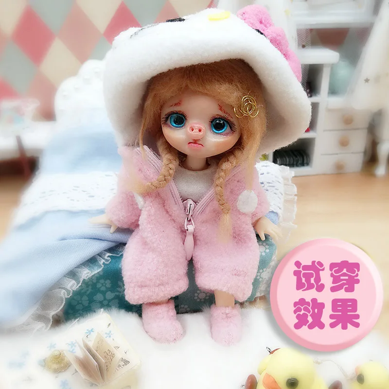 

limited edition doll clothes homemade 12 points pajama finished 12 points doll Pikachu handmade doraemon