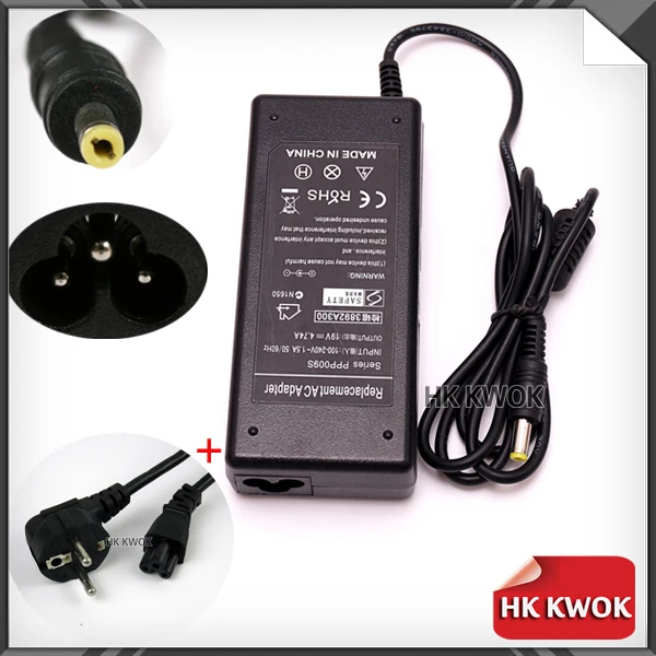 Шнур питания 19V 4.74A 5 5*1 7mm 90W + EU для acer aspire 4710G 4720G 4730G 492AC 4750G 4820T 4520G 4741G 5520G 4925G 4930G 4730ZG |