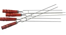 Barbecue needle,GaiaBBQ A18,4 pcs,Stainless Steel BBQ Skewers Barbecue needle
