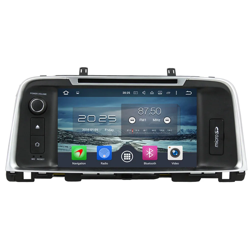 

Octa Core 4GB RAM Android 6.0.1 2din Capacitive Touch Screen GPS Navi Bluetooth Car radio For Kia K5 Optima 2015 2016 2017 2018