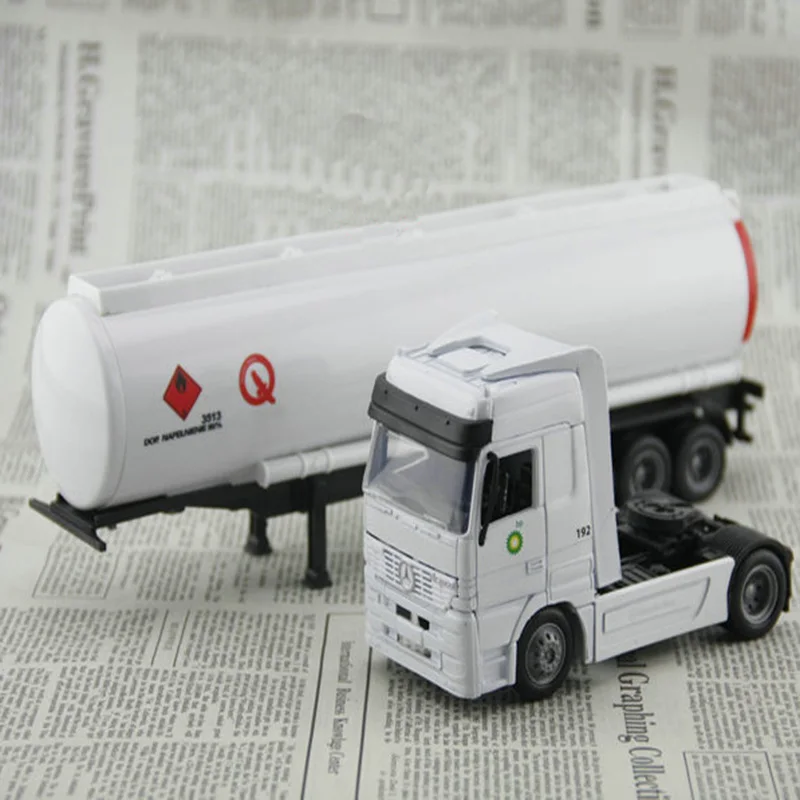 

1/43 Simulation Mercedes Tanker Collection Display Model Alloy Die-casting Classic Tanker Toy Car