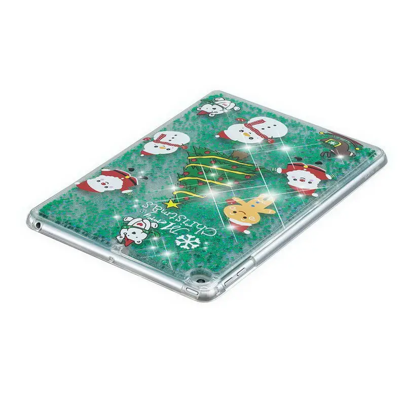 Quicksand Case for iPad Air 2 TPU and PC Dynamic Liquid Glitter Cover for iPad Air and for iPad 9.7 2017 2018 Tablet Case+Gift 1