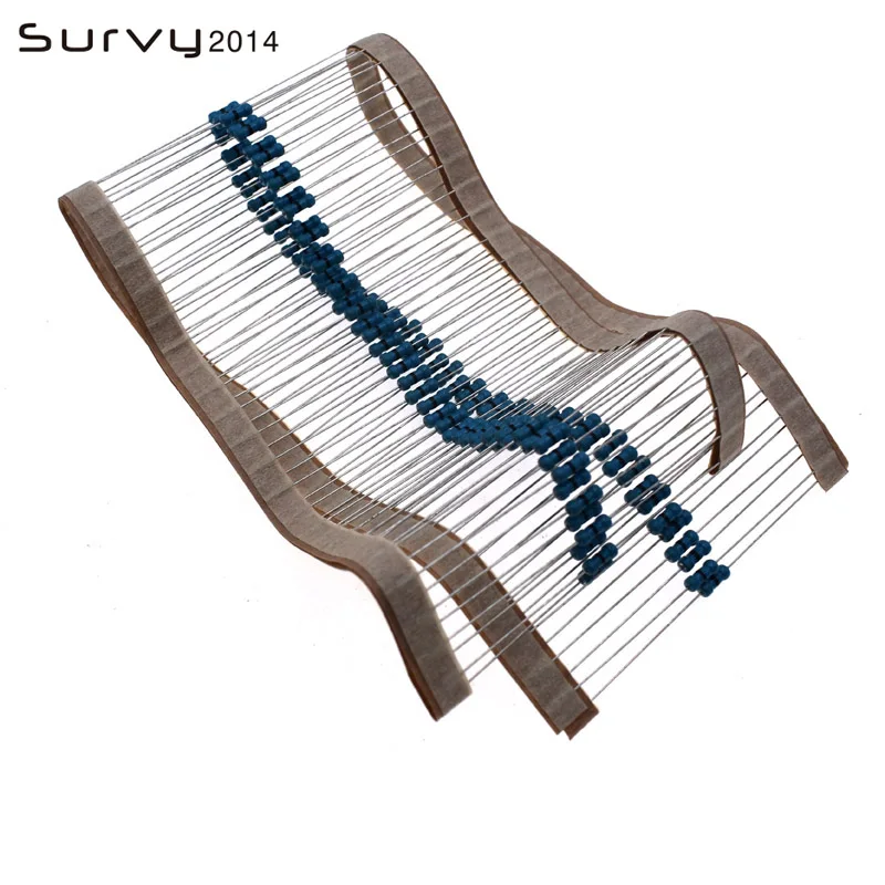 100PCS Metal Film Resistor 0.25W 1/4W 1% - Full Range of Values (8.2 Ohm to 27 Ohm)