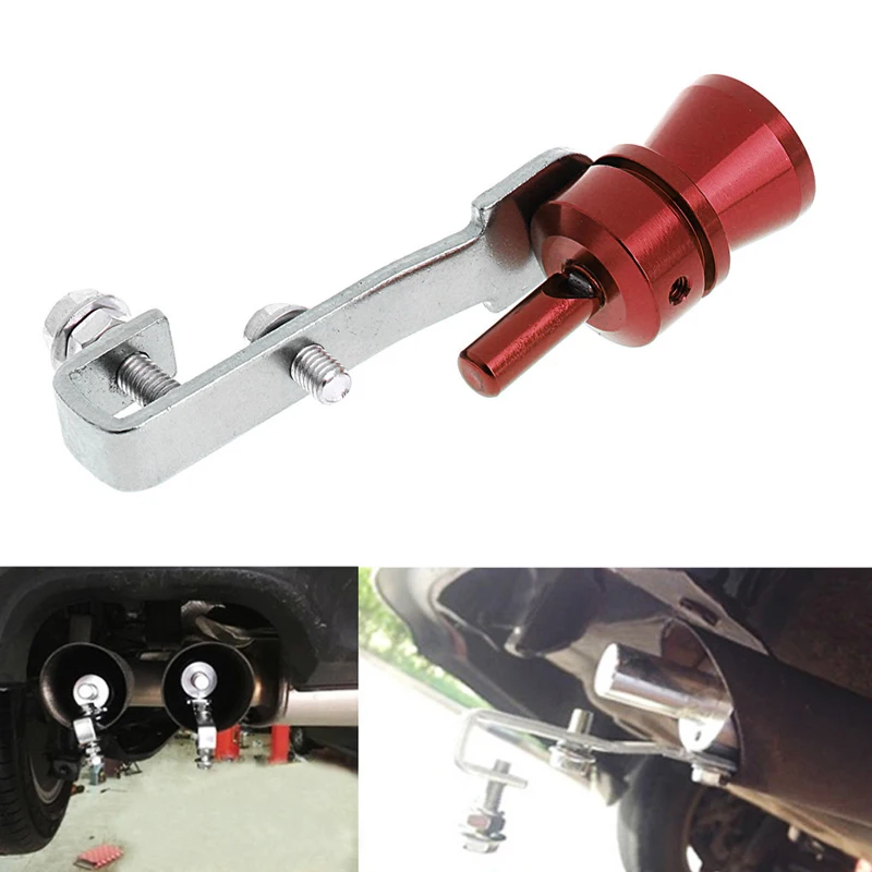 Universal Car Turbo BOV Sound Whistle Simulator Pipe Exhaust Muffler Auto Mufflers Exhaust Systems 2.5*10.2 cm