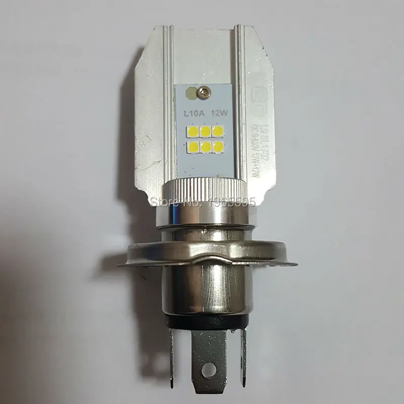 2016 12W H4 LED High Low Bulb for motorcycle and scooter cargo tricycle