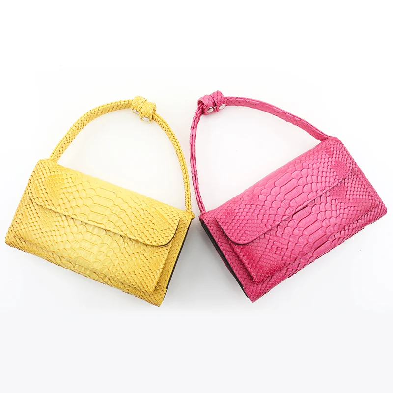 

2019 hot selling girls alligator wallet fashion python skin cross body shoulder bag for woman stock sling bags