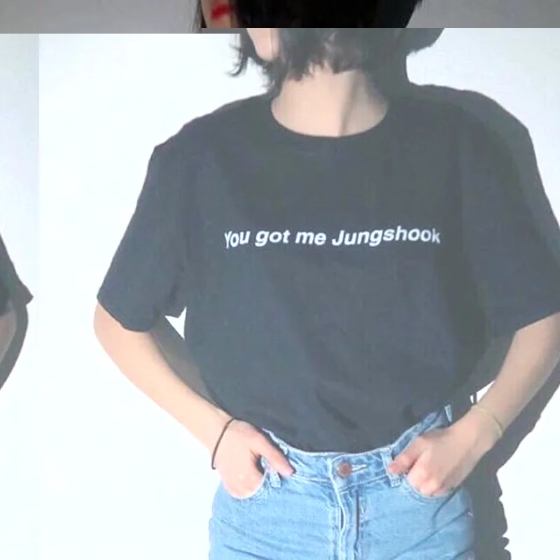 You Got Me Jungshook Women T shirt Summer Tops ladies casual tee shirt Black girl t-shirt (5)