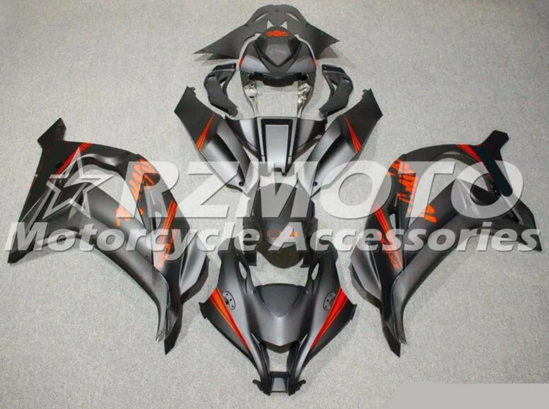 New hot ABS motorcycle bike fairing kit Fit for kawasaki Ninja ZX-10R zx10r 10r 16 17 custom black matte red