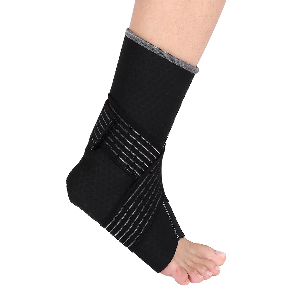 Левая ножка поддержка лодыжки коврик ремень бинты для обертывания защита для футбольных коньков фитнес тхэквондо для поддержки щиколотки при занятиях спортом