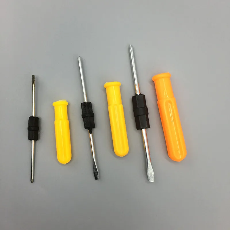 

2 sides phillips and slotted double head screwdrivers