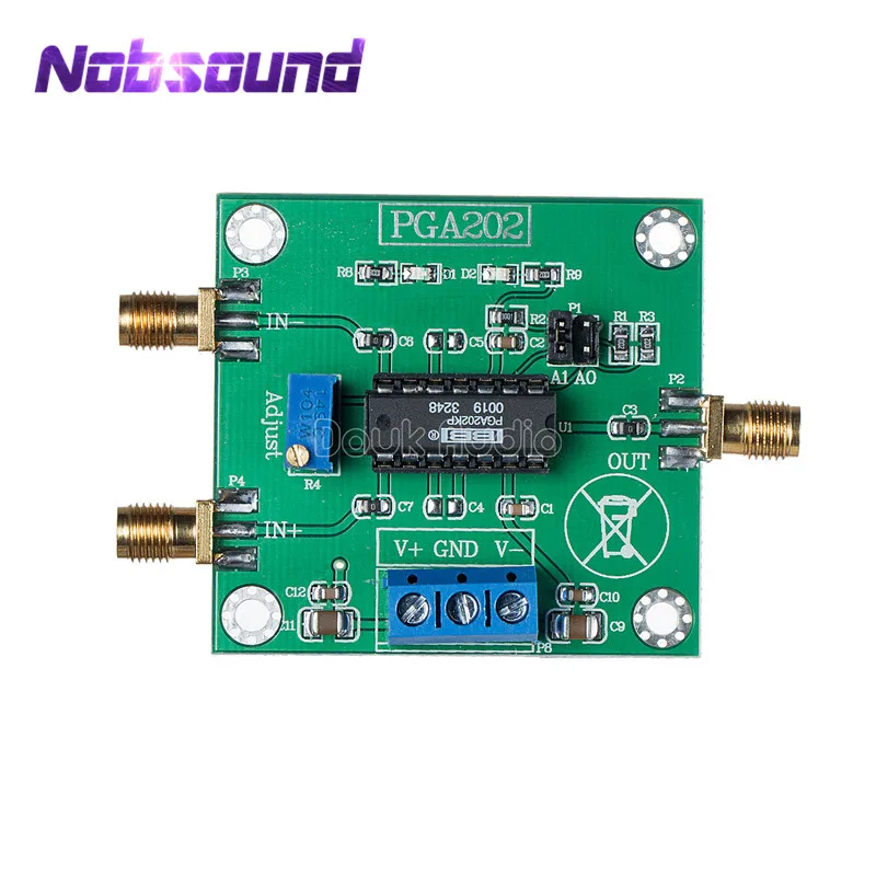 PGA202 Digital Instrumentation Amplifier Module Programmable Gain Data