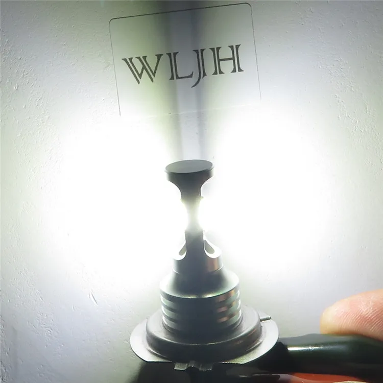 WLJH 2x Canbus безошибочный светодиодный H7 противотуманный светильник, лампа для автомобиля, автомобиля, грузовика, вождения, дневного света, светодиодный светильник H7, 12 В, 24 В, для автомобилей