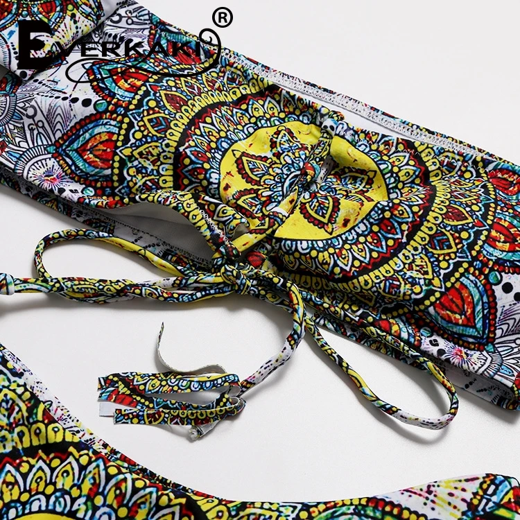 Everkaki 2019 Sexy Brazilian Bikini Swimwear Women Swimsuit female Off Shoulder Bikinis Women Bandeau Biquini Bathing Suit beach Everkaki 2019 Sexy Brazilian Bikini Swimwear Women Swimsuit female Off Shoulder Bikinis Women Bandeau Biquini Bathing Suit beach