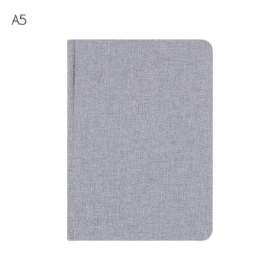 Офисный блокнот А5 из чистого хлопка в твердой обложке, простой блокнот с тканевой обложкой - Цвет: A