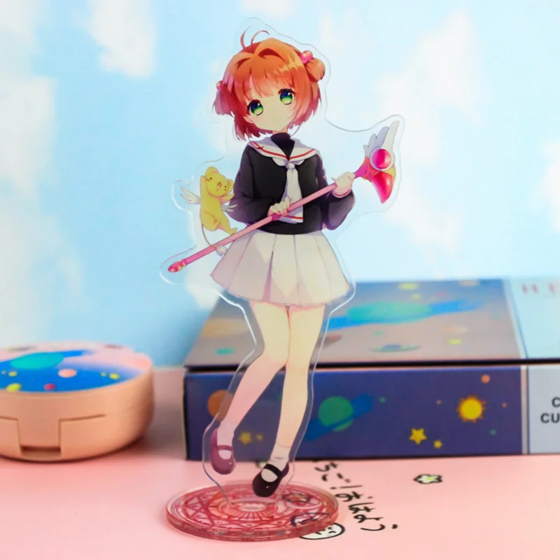 

1 Pc Hot sale Pretty Anime Cardcaptor Sakura Acrylic Stand Model Toys Sakura Action Figure Pendant toy gift