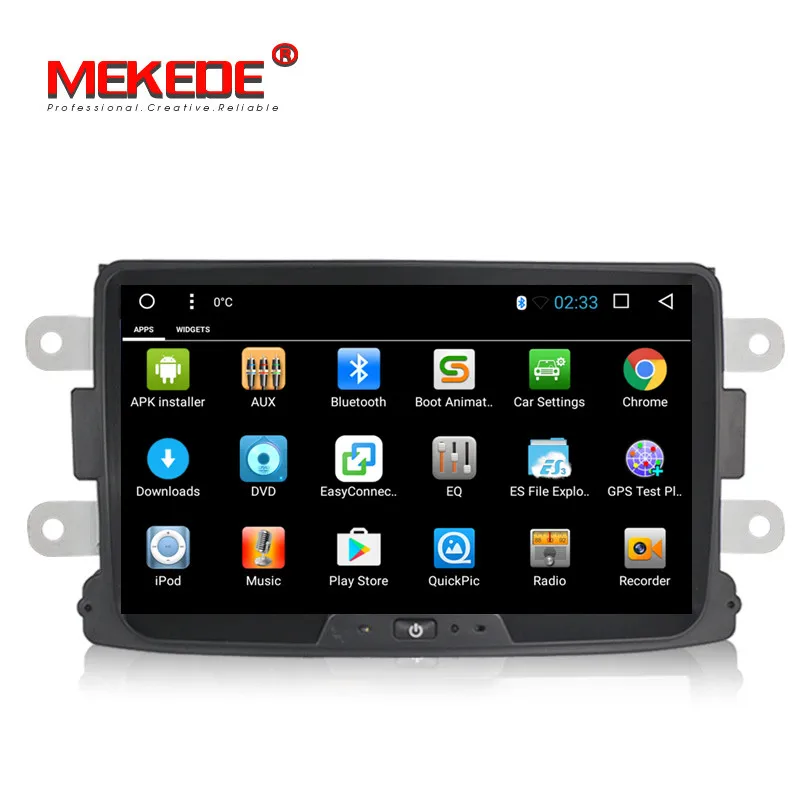 Sale 8" Android7.1 car radio player gps navigation for Lada Xray 2/Dacia/Duster/Logan/Sandero car multimedia player CANBUS 2