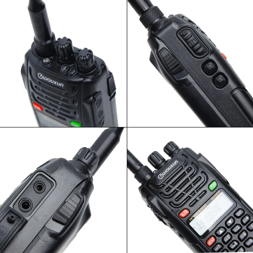 WOUXUN KG UVD1P VHF UHF двухдиапазонный двойной дисплей 1700 мАч аккумулятор классический