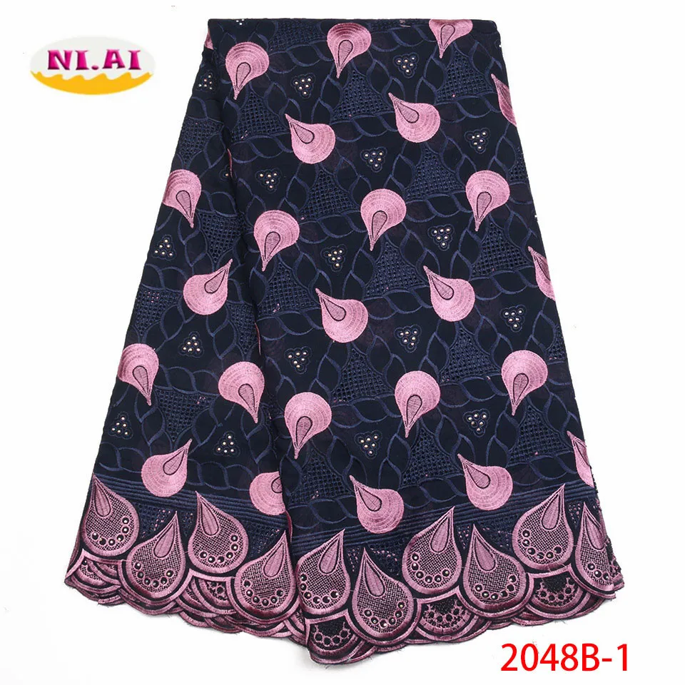 

Dry 100% Soft Cotton Voile Lace Swiss Lace Latest 2018 High Quality Swiss Voile Lace in Switzerland For Wedding Dress XY2048B-1