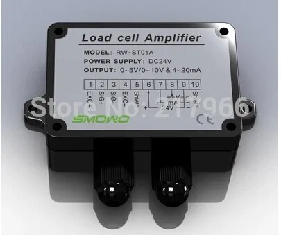 

1PCS X Load cell / Strain Gauge Amplifier, Dual signal output(0~10V & 4~20mA) and (0~5V & 4~20mA) RW-ST01A free shipping
