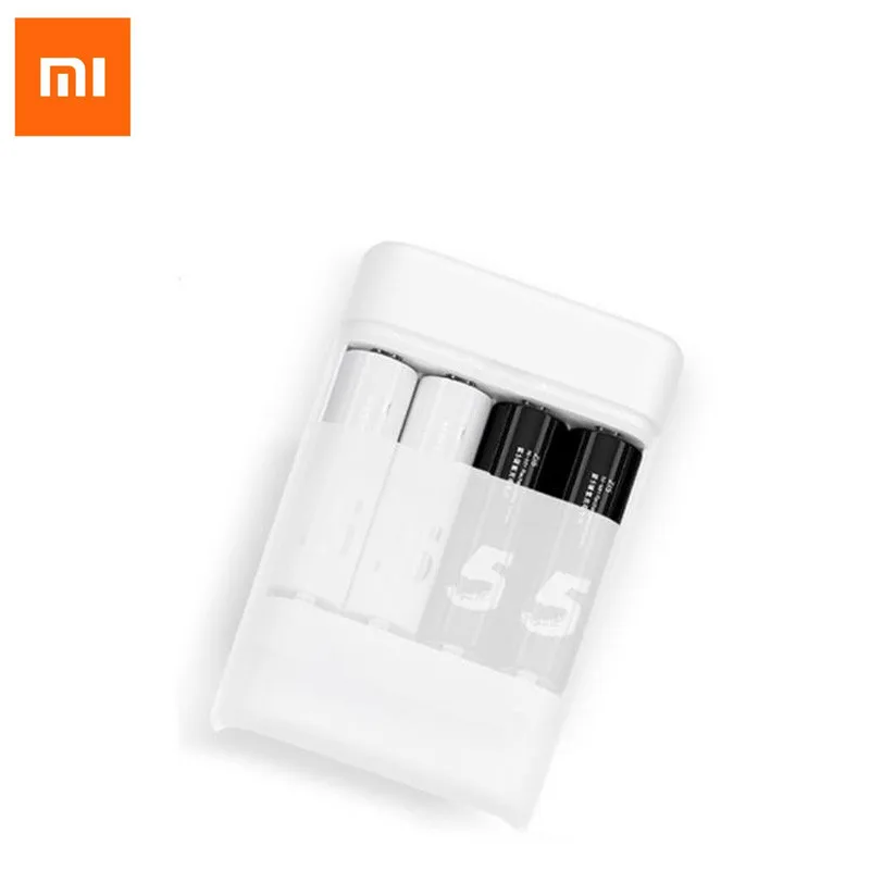 

New Xiaomi ZMI ZI5/ZI7 AA/AAA Ni-MH Battery Charger with 4 Slots Portable Multifunction Charger 1800mAh 1.2V for Smart Phone