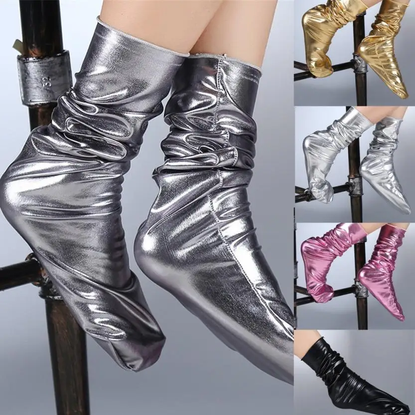 Новинка, носки для женщин и мужчин, повседневные носки для работы и бизнеса, светоотражающие однотонные модные носки, удобные, Hocok kawaii Soxs, забавные Hocoks# W0