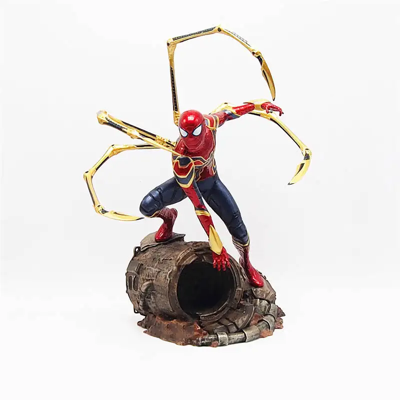 

Marvel Comics ARTFX+ Iron Spiderman Hero Series Marvel Avengers 3 Infinity War Action Figure Toy PVC Model Toys for Kids Gifts