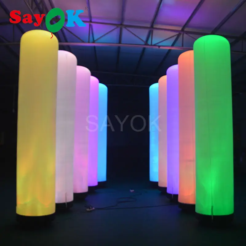 Us 155 0 2m 2 5m 3m Attractive Led Inflatable Air Pillar Column For Party And Event Stage Lighting Decoration Advertising Promotion In Us 155 0 2m 2 5m 3m Attractive Led Inflatable Air Pillar Column For Party And Event Stage Lighting Decoration Advertising Promotion In