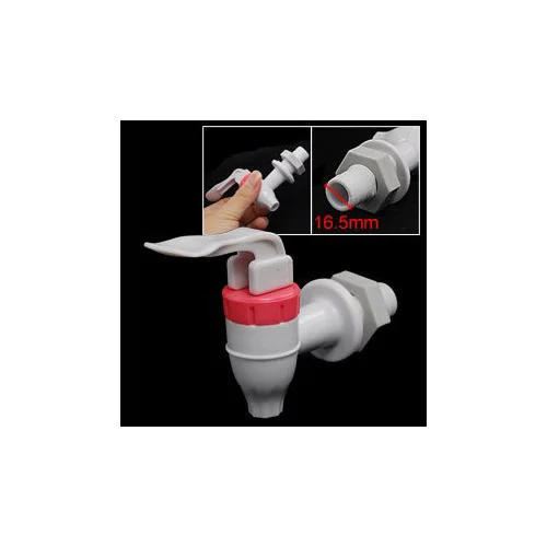 Nice Price White Red Push Type Plastic Replacement Water Dispenser Tap Faucet