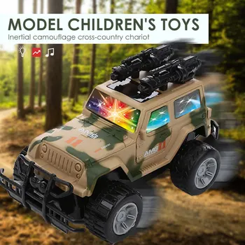 

Camouflage Tanks Toy Music Chariot Toy Chariot Model Multicolor Plastic Decoration Entertainment Electric Funny Collection Toy