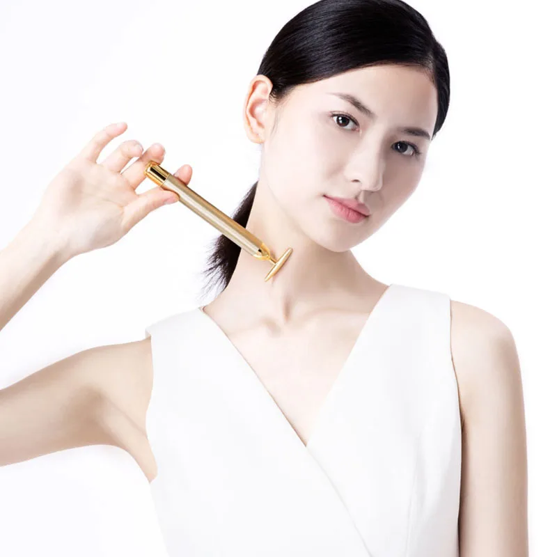 Youpin inFace Gold Beauty Bar позолоченная Массажная головка ускоряет метаболизм лифтинг