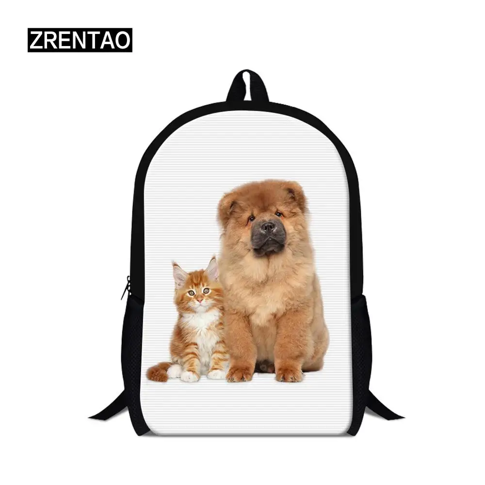 Рюкзак с 3D принтом милых животных собак и кошек Mochila для русской Испании т. д.