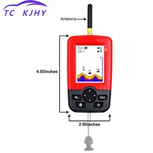Морской gps беспроводной Пластиковый детектор рыб lcd лодочный искатель датчик глубины локатор океан лодка сигнализация детектор рыбы дисплей