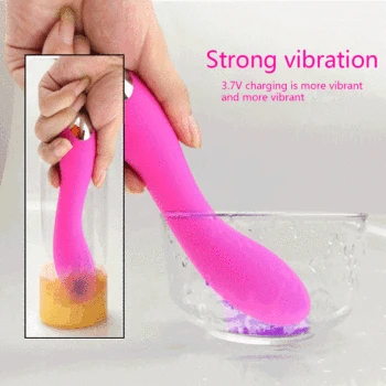 Waterproof Vibrator G Spot Vibrator for Women Strong Vibration Rechargeable Personal Vibrator for Effortless Insertion- Ideal 4