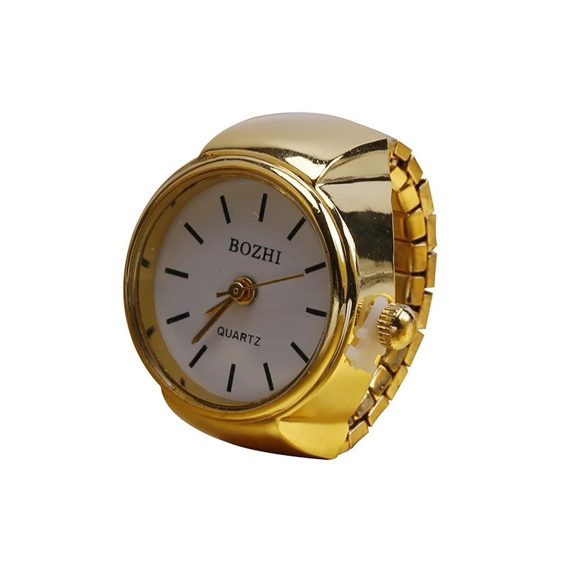 2 шт. женские эластичные кварцевые часы с кольцом на палец|ring watch|ring watch womenquartz finger