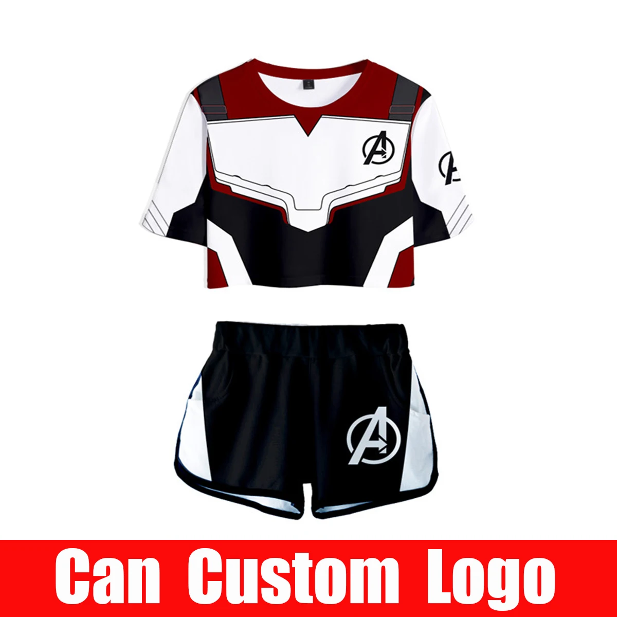 Avengers Endgame Quantum Realm Women Tops Tee Advanced