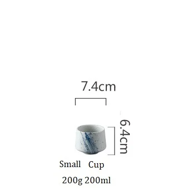 NIMITIME, западный стиль, керамическая овальная миска для риса, Салатница, фруктовое блюдо, чашка для воды, кофейная чашка, набор посуды - Цвет: Small Cup