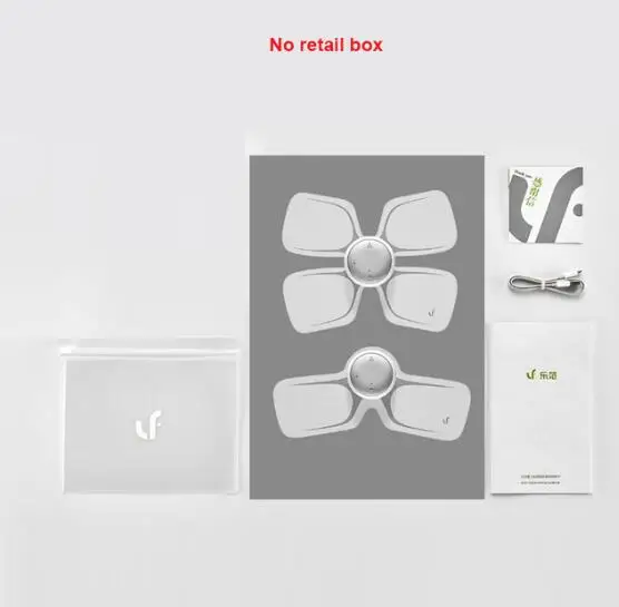 Xiaomi Leravan LF H105 массаж с четырьмя колесами Волшебная наклейка Электрический массажер электрический стимулятор расслабляющий мышцы тела - Цвет: White no Box
