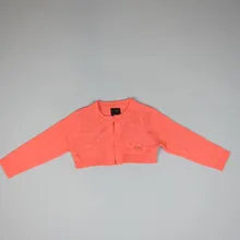 WINTER 2016 High Quality Kids Cardigan To Match Dress Outcoat BOW APPLICATION Long Sleeve RED ROSE Sweater Girls Clothes