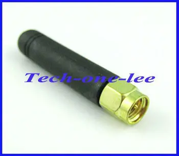 

2 piece 433Mhz rubber 2-3dbi gains antenna with SMA male plug straight connector