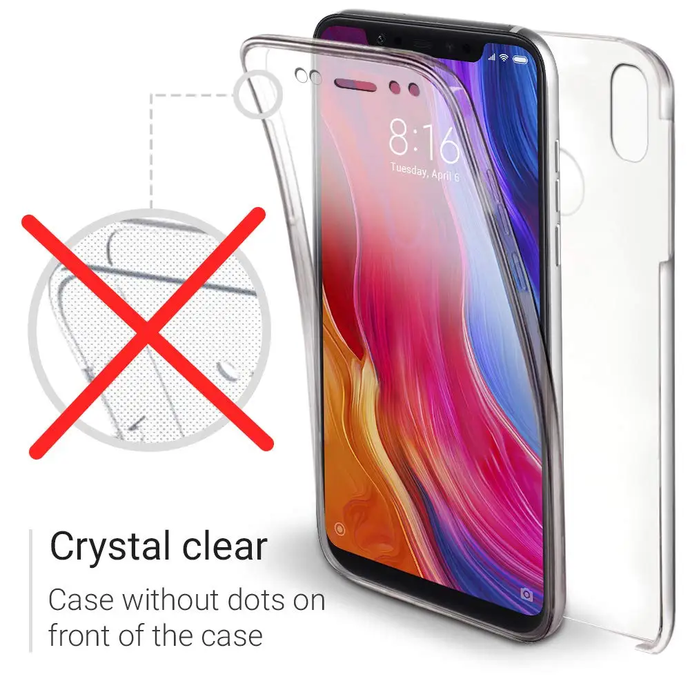 Чехол на 360 градусов для XiaoMi Mi 9 SE 8 A1 A2 Lite RedMi GO Note 7 Pro Y3 Note7 7S Red силиконовый чехол 2 в 1