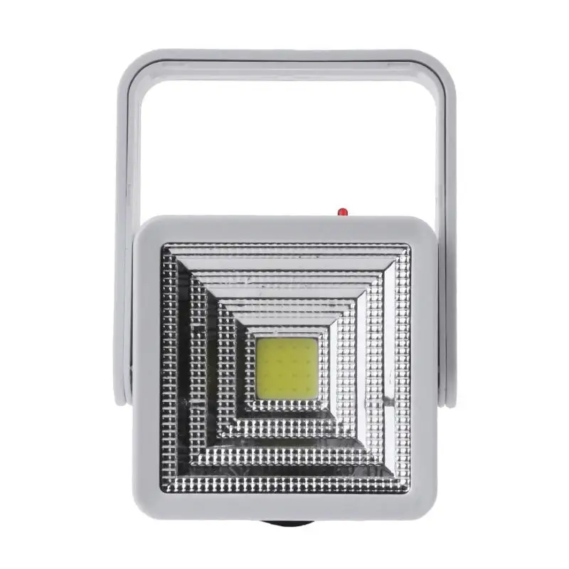 

Portable Square ABS Flashlight Solar Camping Rechargeable USB Charge Lamp LED Outdoor Hiking Emergency Power Bank NI-MH Battery