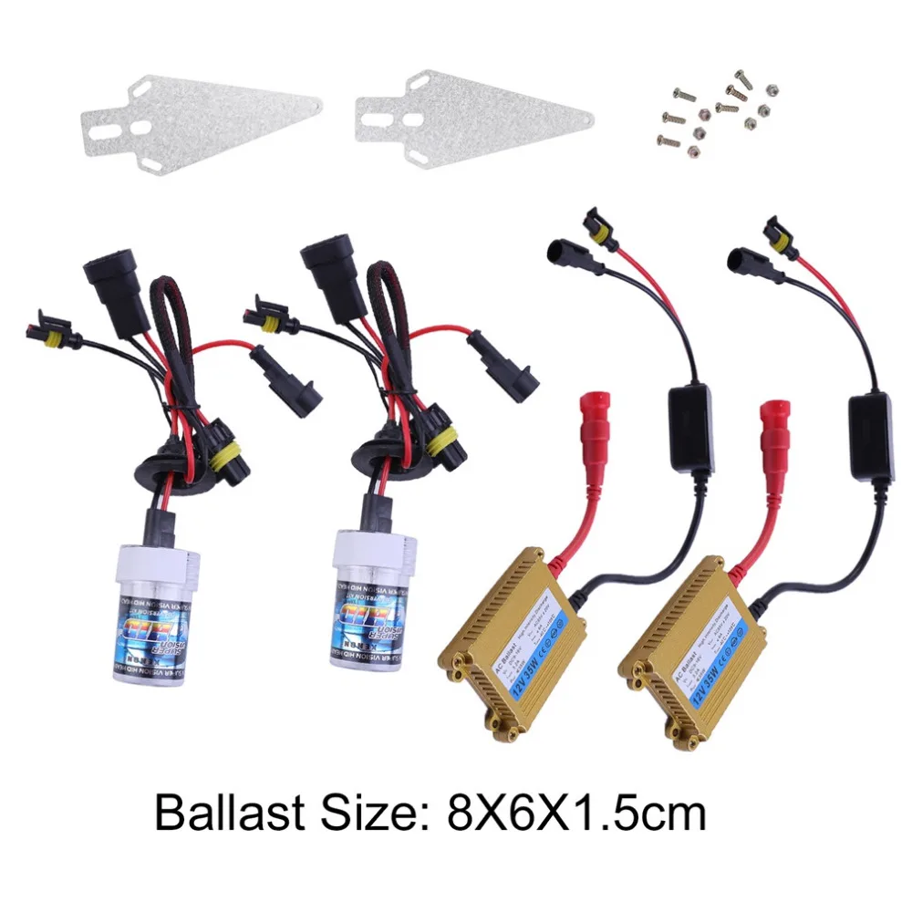 

2Pcs of H8/H9/H11 35W 6000K/8000K/10000K HID Head Light Ultra Slim Car Xenon Light Kit with Pair of HID Ballast
