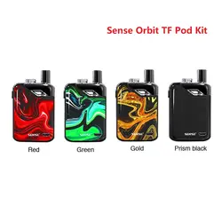 Sense Orbit TF Pod Vape комплект с аккумулятором 1100 мАч и 3 мл Pod портативный E-cig Vape Комплект для DL и MTL Vaping Vs Drag Nano/Minifit