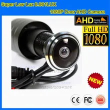 CCTV 1.78mm Fisheye Lens Wide Angle 1080P 2MP Mini AHD Camera Fisheye Cat Eyes Door AHD Camera For Security Surveillance System