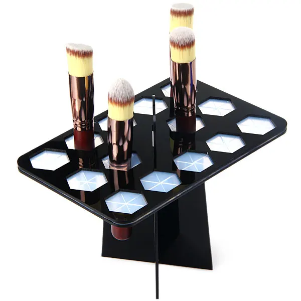Cosmetic Holder For Brushes Stand Folding Collapsible Drying Makeup